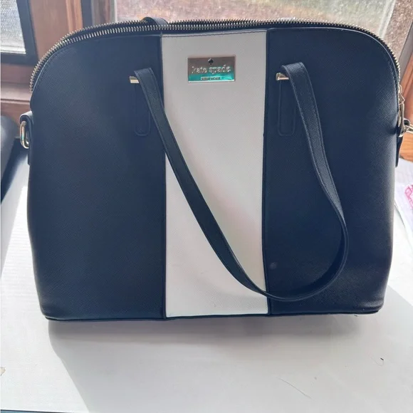 Kate Spade Black and White Shoulder Bag - Picture 4 of 5